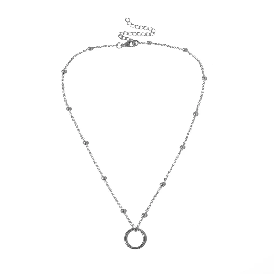 Collar con colgante sencillo y personalidad para mujer, un accesorio versátil y elegante, ideal para cualquier ocasión, realzando tu estilo.