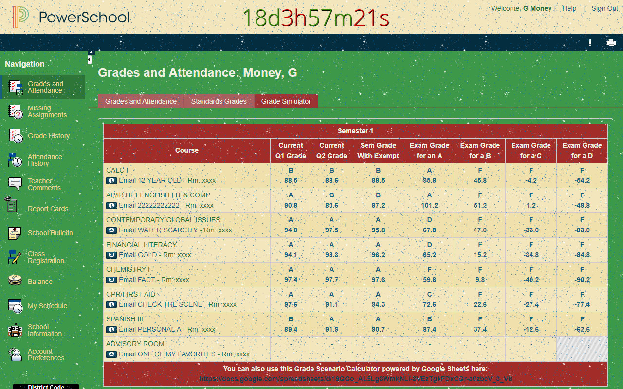 Garret's PowerSchool Addon for KFHS Preview image 0