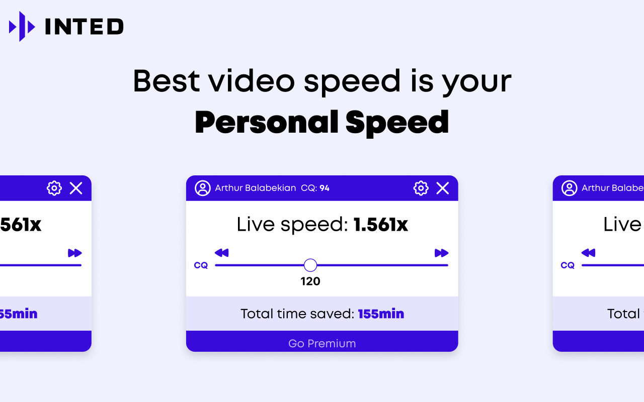 INTED: AI-based Video Playback Speed Preview image 2