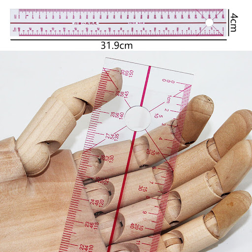 Title 3, Multi Functional Clothing Ruler Set 4 Pieces. P...