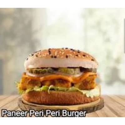 Paneer Peri Peri Burger