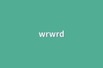 「wrwrd」のメインビジュアル