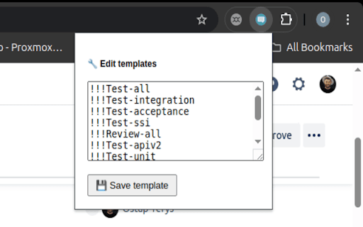 Bitbucket PR Comment Helper