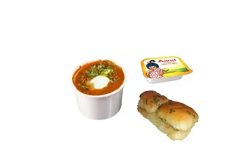 Double Amul Butter And Cheese Pav Bhaji