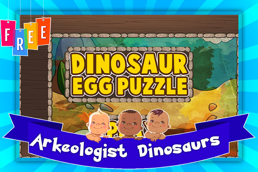 Dinosaur Egg Puzzle For Kids Screen 2