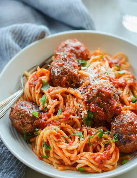 Meat Ball Spaghetti Pasta