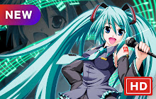 Hatsune Miku Popular Anime HD New Tabs Theme small promo image