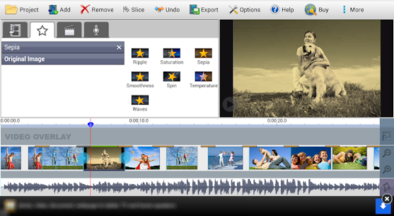 VideoPad, editor de video gratis