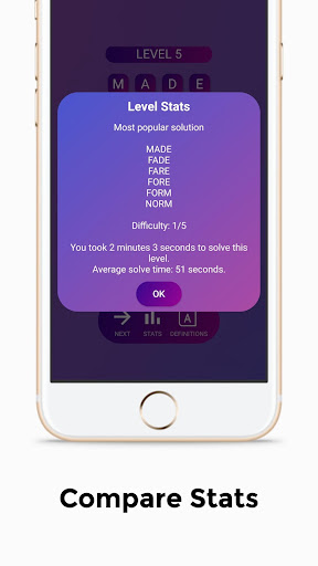 Word Ladders - Cool Words Game, Solve Word Puzzle screenshots 1