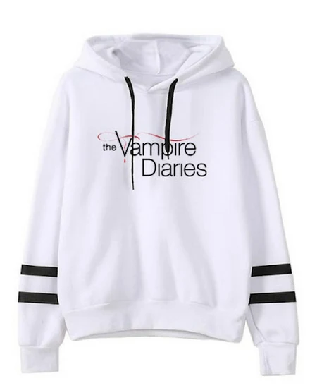 Fashion Women Hoodies Sportwear The Vampire Diaries Print... - 1