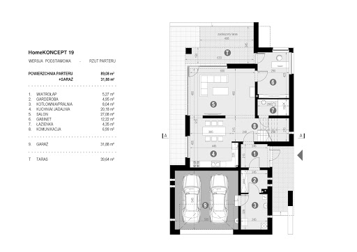 Koncept-19 - Rzut parteru