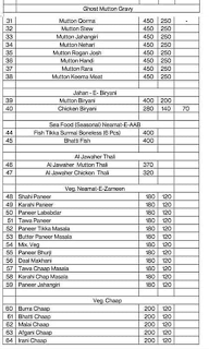 Al Jawaher Foods- Delhi 6 menu 4