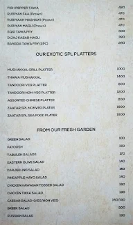 Zaatar Multicuisine Restaurant menu 8