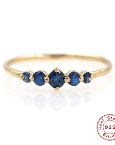 S925 Sterling Zilveren Ring Geometr - 2