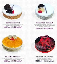 Just Bake menu 1