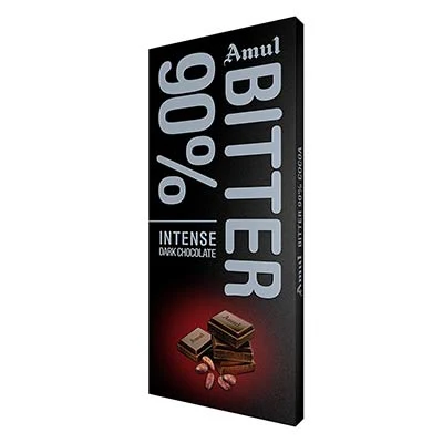 Amul 90% Bitter Chocolate 150G