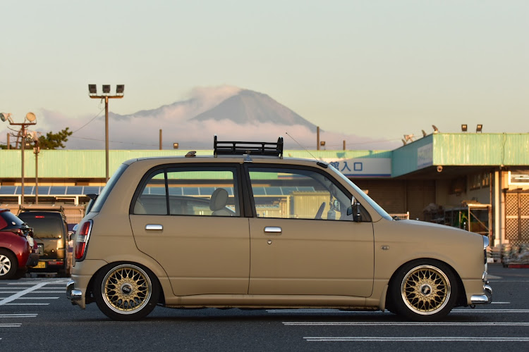 ミラジーノのまだ暑いですね・和と愛車・大山とコラボに関するカスタム事例の投稿画像1枚目