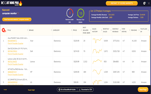 BoostNineProSuite - Product Scanner