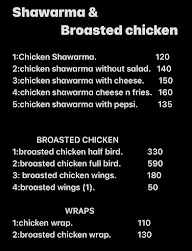 Shawarma & Broasted Chicken menu 1