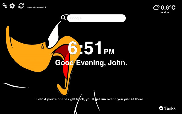 Daffy Duck Wallpaper Tab Theme