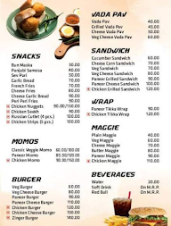 Tea Junction menu 1