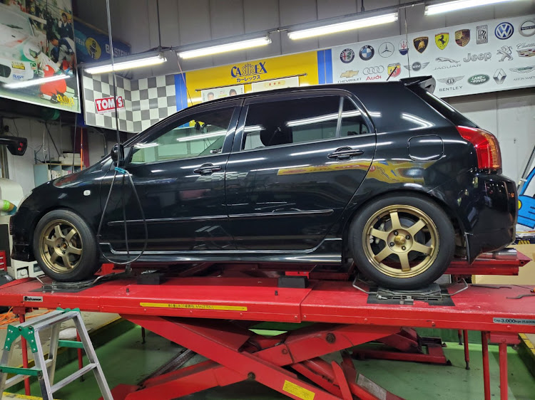 カローラランクスの車高調整に関するカスタム事例の投稿画像2枚目