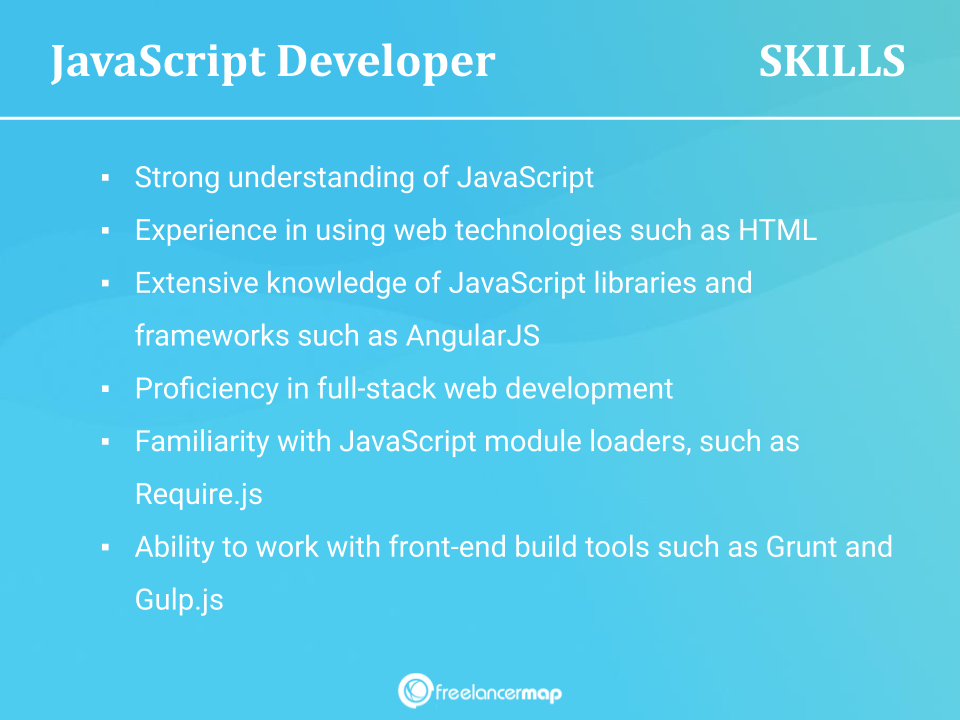 Skills Of A JavaScript Developer