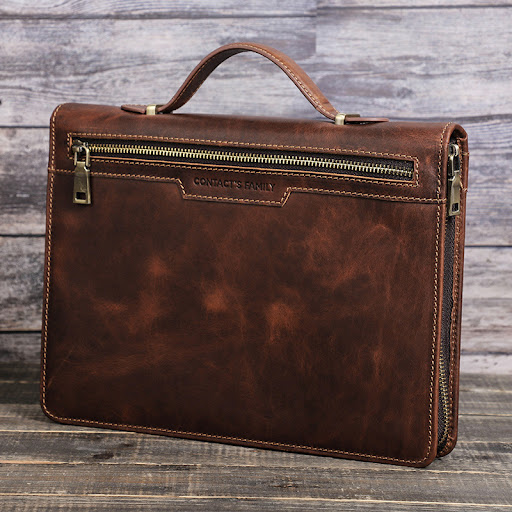 Title 8, Leather Portable Multi-function Flat Cover. Pro...