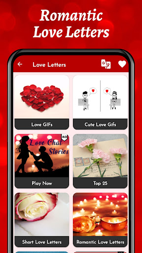 Screenshot Love Letters & Love Messages