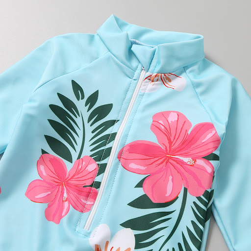 Title 5, Childrens one-piece swimsuit with sunscreen, s...