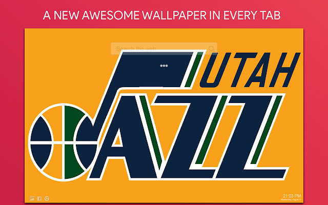 Utah Jazz Wallpaper HD Custom New Tab