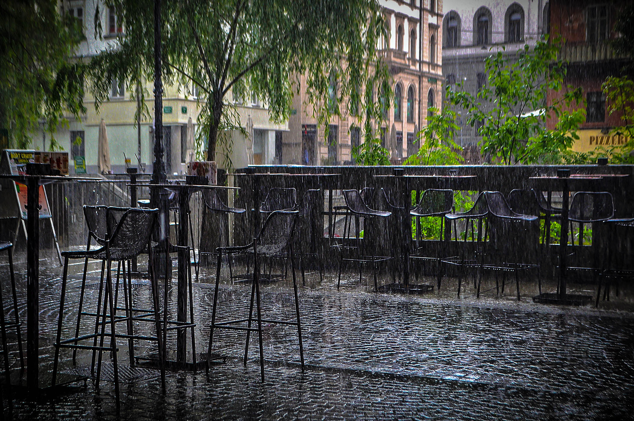 ljubljana, poletni dež di kaos