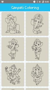 Ganpati Dressup Coloring - náhled