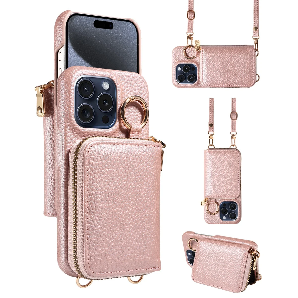 Title 10, 16promax Handy-Lederhülle Crossbody Organizer –...