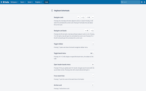 Trello Shortcuts Killer