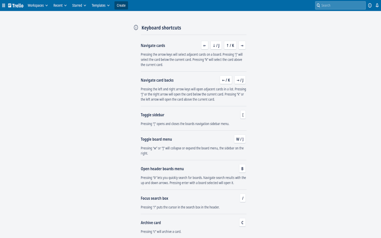 Trello Shortcuts Killer Preview image 0