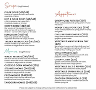 Hudson Chopsticks menu 1