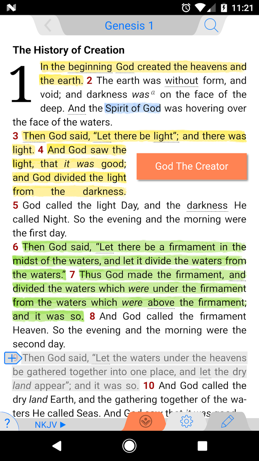 NKJV Apply the Word Bible Screen 1
