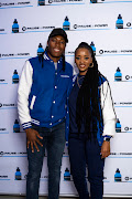 Two-time Women's 800m Olympic champion Caster Semenya and Marketing Director for Coca-Cola in South Africa, Ramokone Ledwaba.