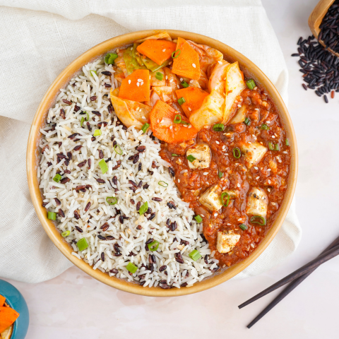 Asian Paneer Rice Bowl