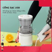 Máy Vắt Cam Đa Năng, Máy Ép Cam Tự Động, Máy Ép Hoa Quả Không Dây Sử Dụng Sạc Usb Tiện Lợi [Giadungj_Linh]