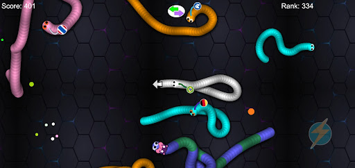 Screenshot Snake Worm Slither Zone IO