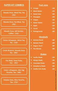 Southampton Northshire menu 1