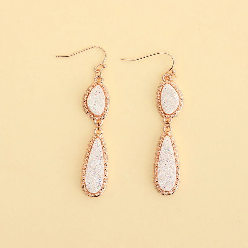 Sweet Personality Irregular Long Water Drops Earrings. Enhance your style with these elegant earrings, adding a touch of