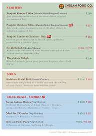 Biryanis Of India menu 1