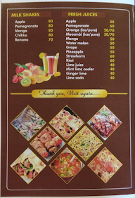 Sunrise Restaurant menu 1