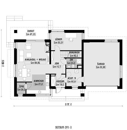 E-195 - Rzut parteru