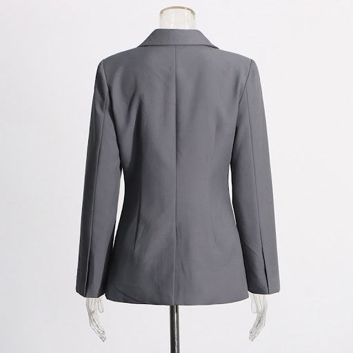 Title 12, Womens V-neck Lace-up Single-breasted Blazer –...