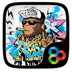 Cover Image of Download Rock Graffiti GOLauncher Theme v1.0.28 APK