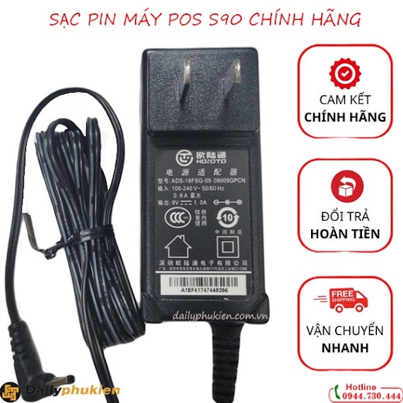 Sạc Pin Máy Pos Pax S90 9V 1A